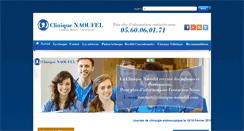 Desktop Screenshot of clinique-naoufel.com